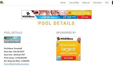 my free lottery pool.